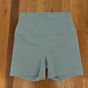 Yogalicious Blue High Waist Athletic Shorts